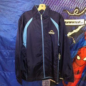 NEW WOMEN'S LARGE SAN DIEGO CHARGERS WINDBREAKER